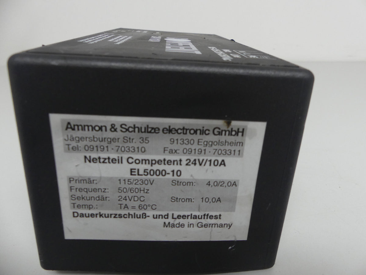 Ammon & Schulze Electronic Netzteil Competent 24V/10A EL5000-10