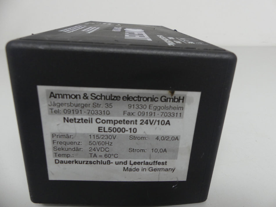 Ammon & Schulze Electronic Netzteil Competent 24V/10A EL5000-10