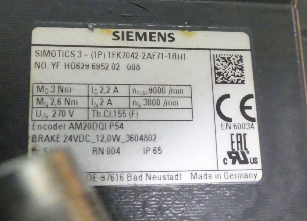 Siemens  1FK7042-2AF71-1RH1