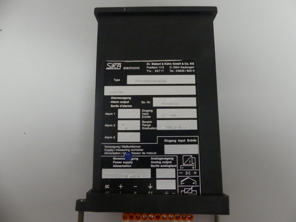 SIKA ELECTRONIC 20910000000000 LEICHT BESCHÄDIGT, S. BILDER
