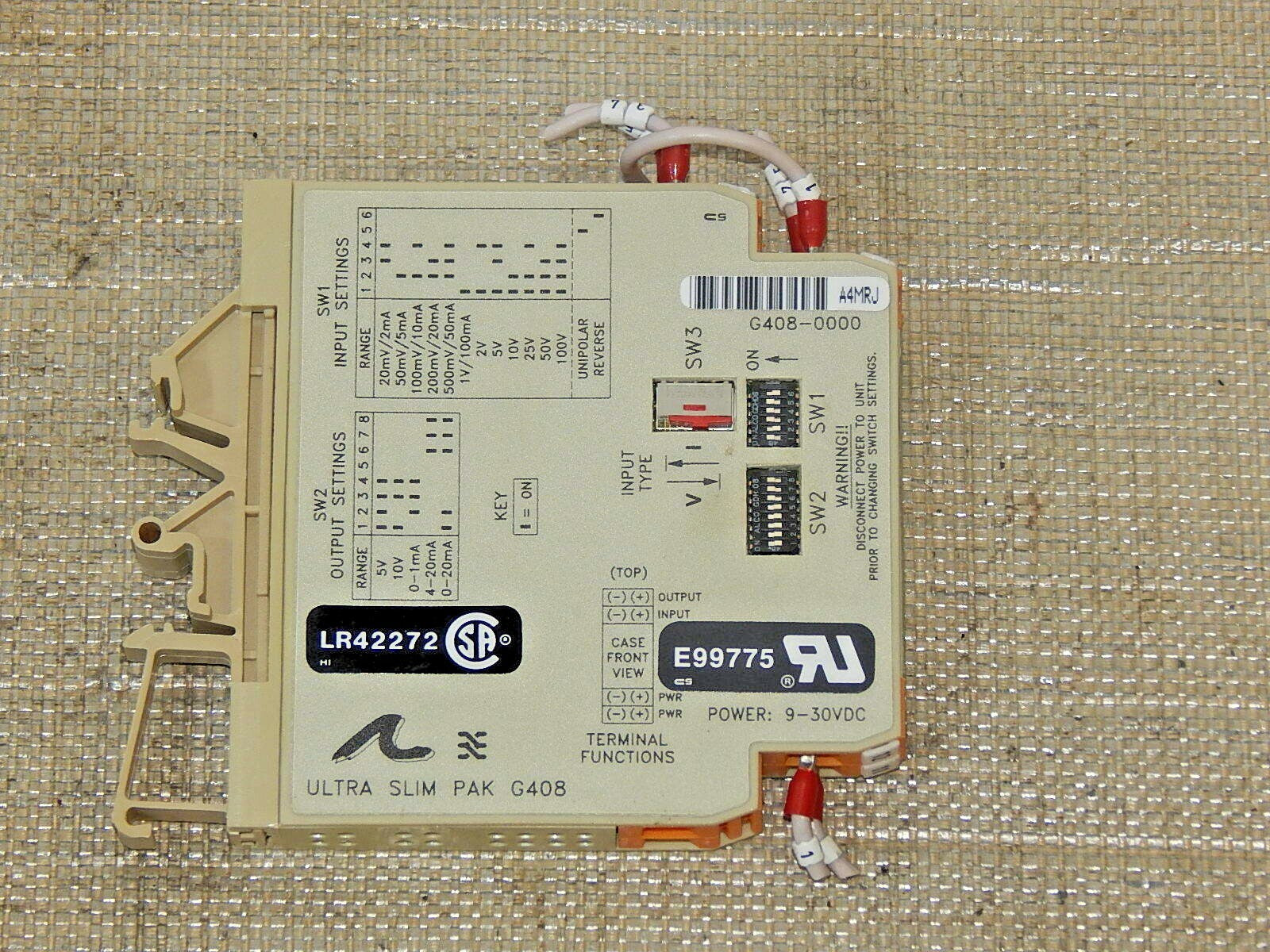  Weidmuller Aktion Instrumente Slim Pak Ultra  LR42272 G408-0000 