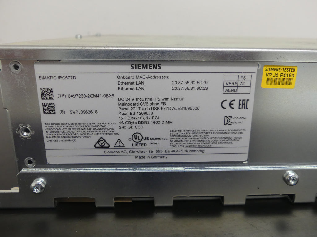 SIEMENS 6AV7260-2GM41-0BX6
