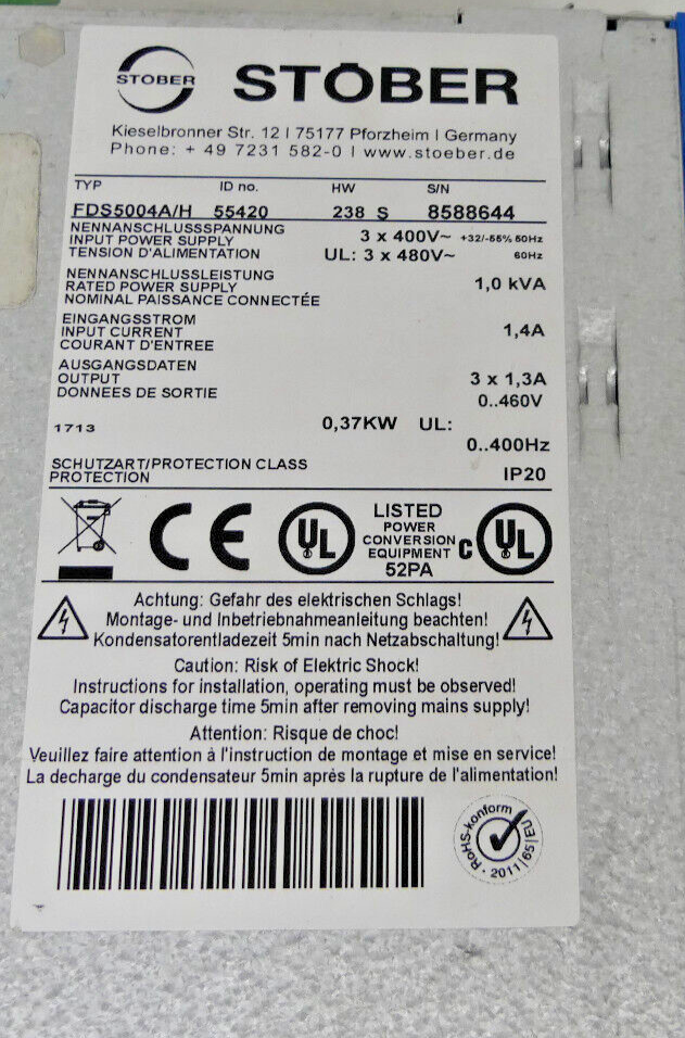 Stöber Antriebstechnik posidrive FDS5004A/H