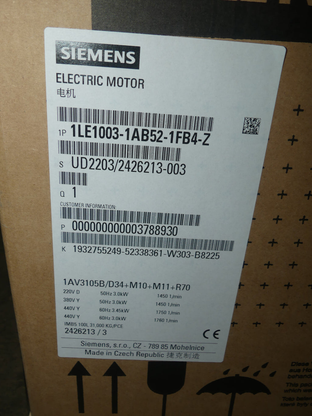 siemens 1LE1003-1AB52-1FB4-Z