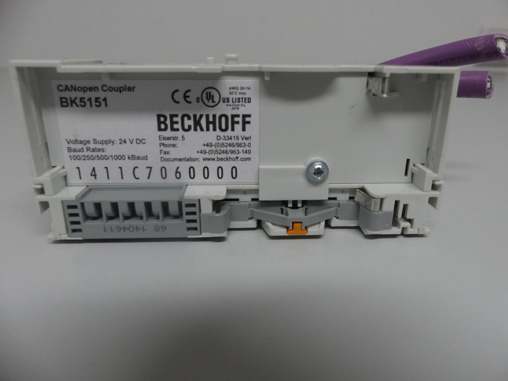 BECKHOFF CANOPEN COUPLER BK5151