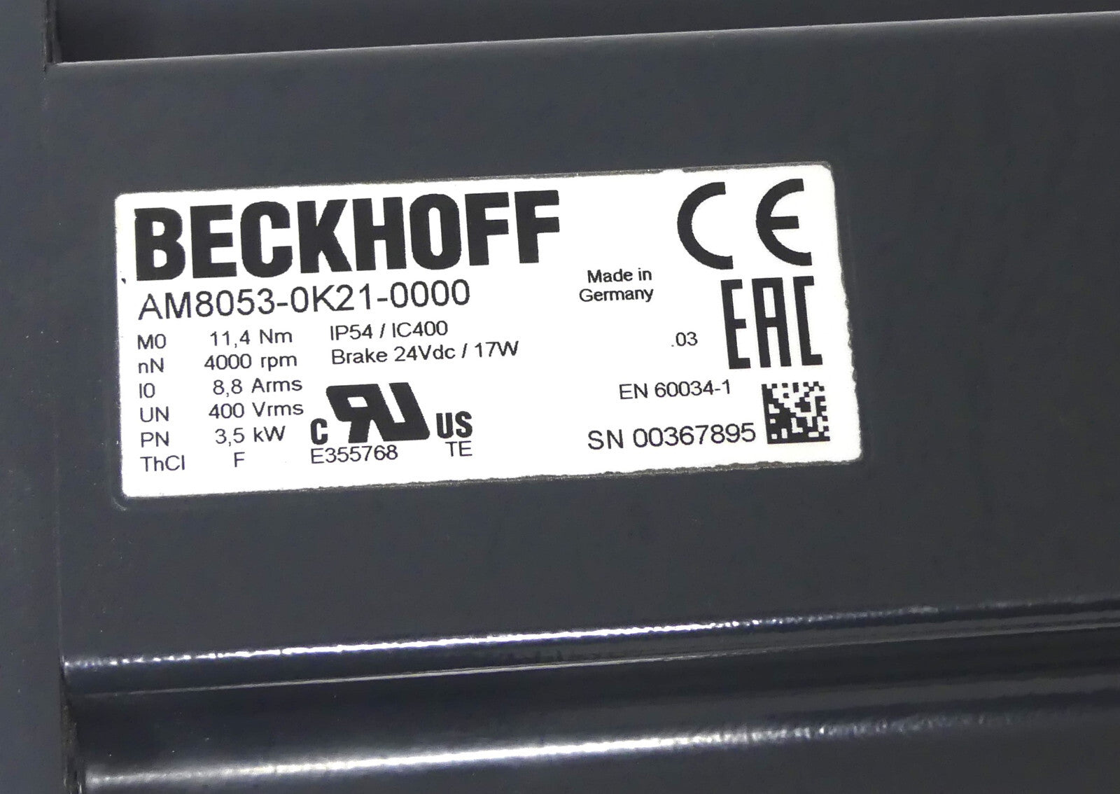 Beckhoff AM8053-0K21-0000