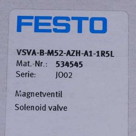 Festo Magnetventil 534545 VSVA-B-M52-AZH-A1-1R5L