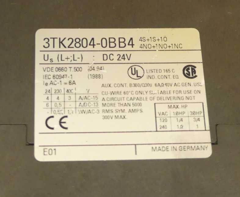 SIEMENS 3TK2804-0BB4