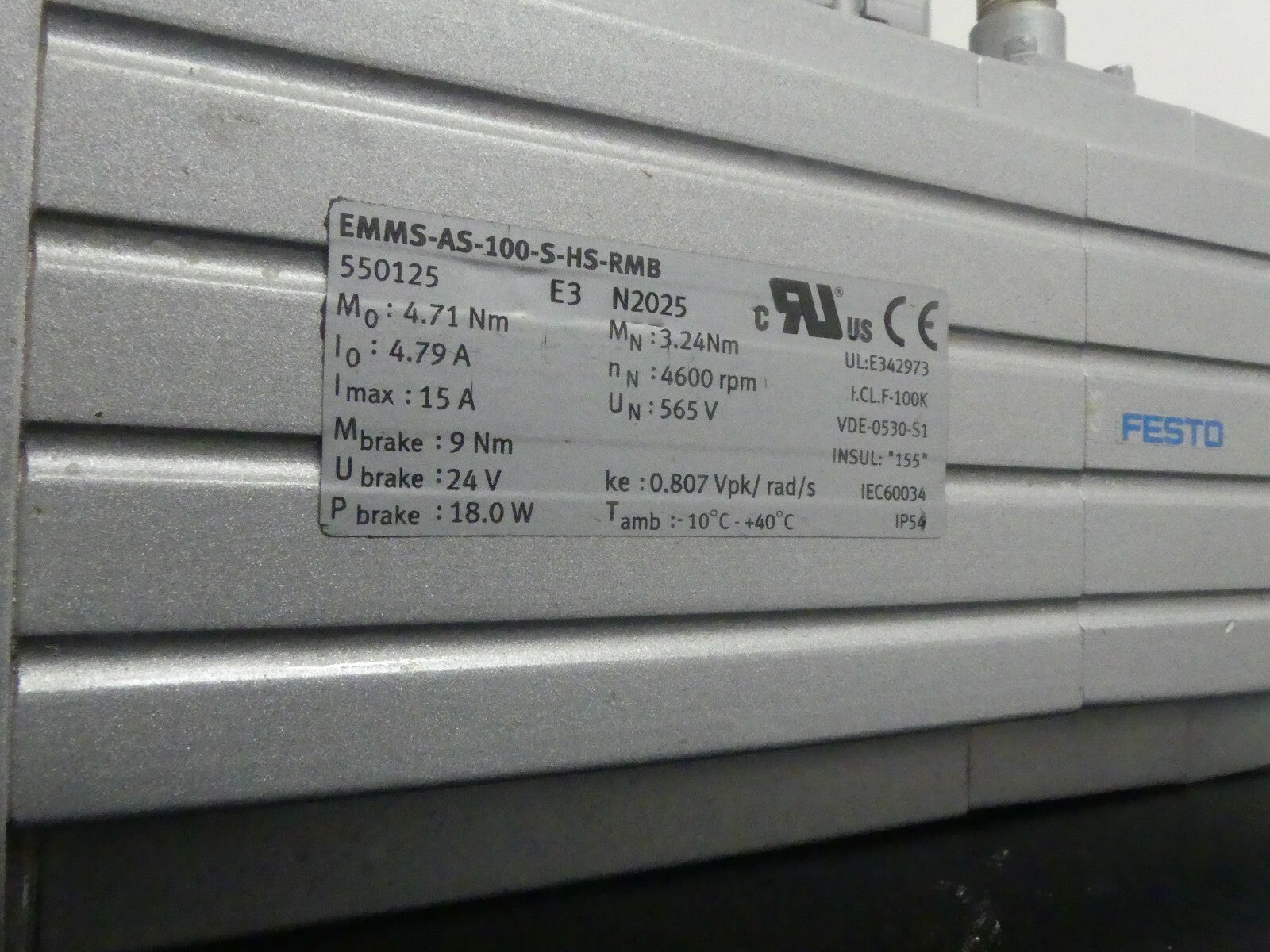 Festo EMMS-AS-100-S-HS-RMB