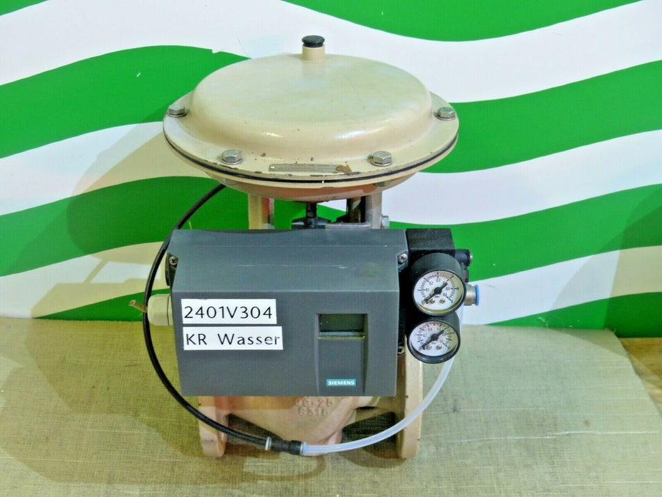 Samson 3421 02 GG-25 // Siemens SIPART PS2 i/p Positioner 6DR4000