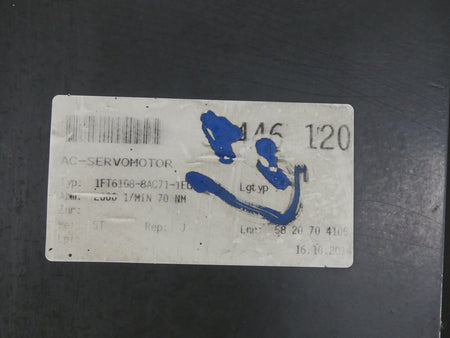 Siemens 1FT6108-8AC71-1EG1 Servomotor