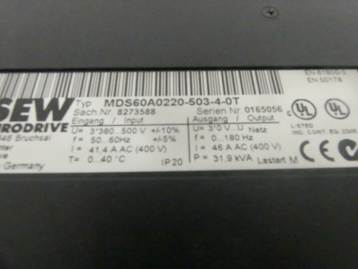 SEW MDS60A0220-503-4-0T