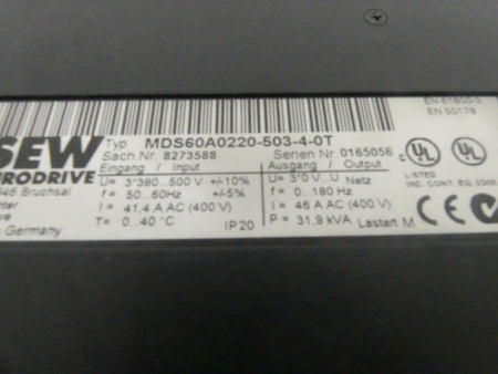 SEW MDS60A0220-503-4-0T