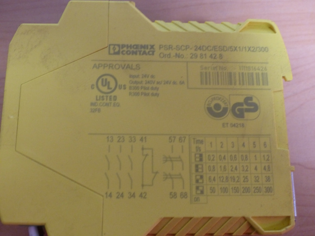 phoenix contact psr-scp-24dc/esd/5x1/1x2/300