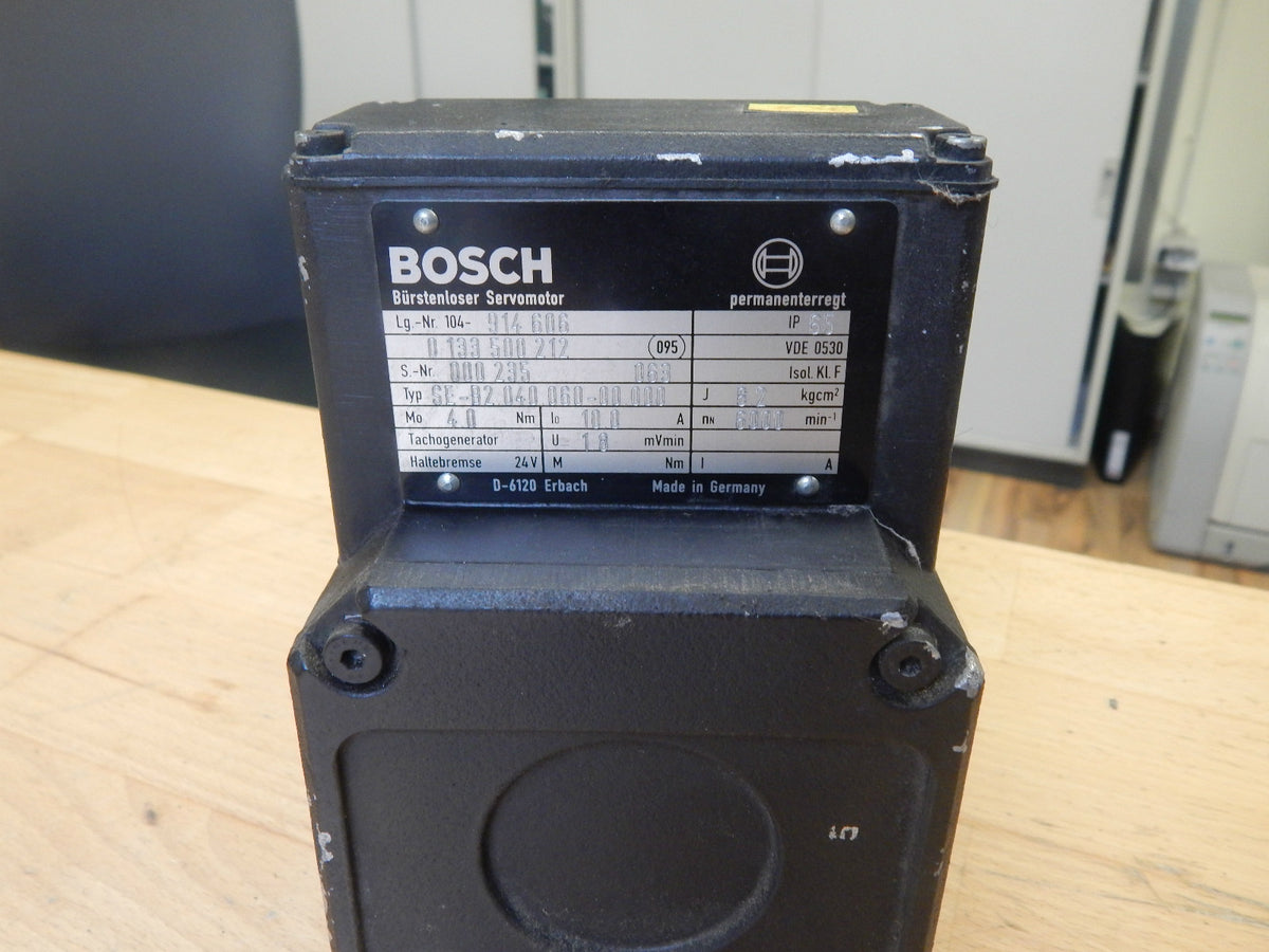 Bosch SE-B2.040.060-00.000 SERVOMOTOR  Siehe Typen Schild"