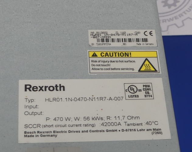 REXROTH HLR01.1N-0470-N11R7-A-007-NNNN