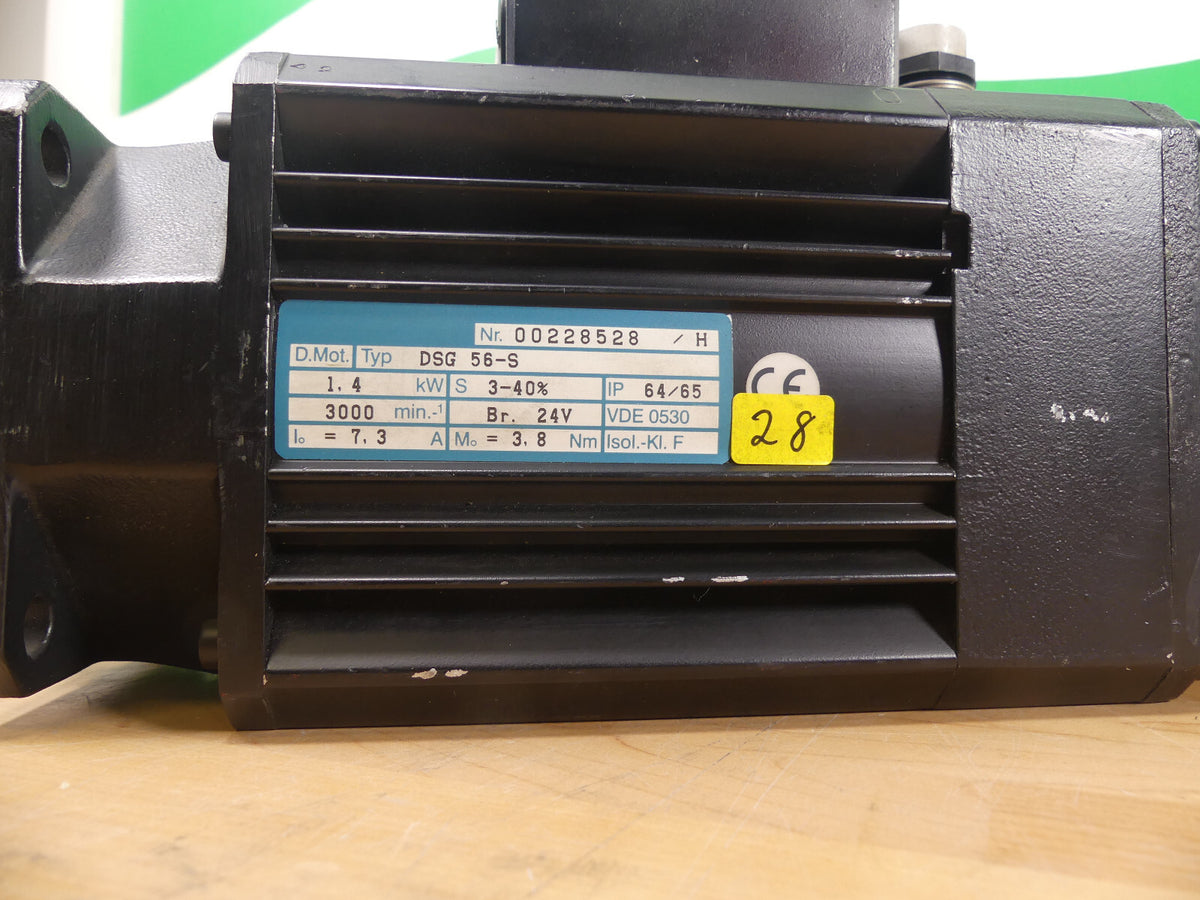 Baumüller Nürnberg DSG 56-S  Nr. 00228528 / H  1,4kW  3,8Nm