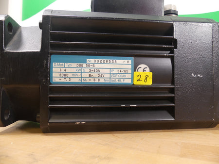 Baumüller Nürnberg DSG 56-S  Nr. 00228528 / H  1,4kW  3,8Nm