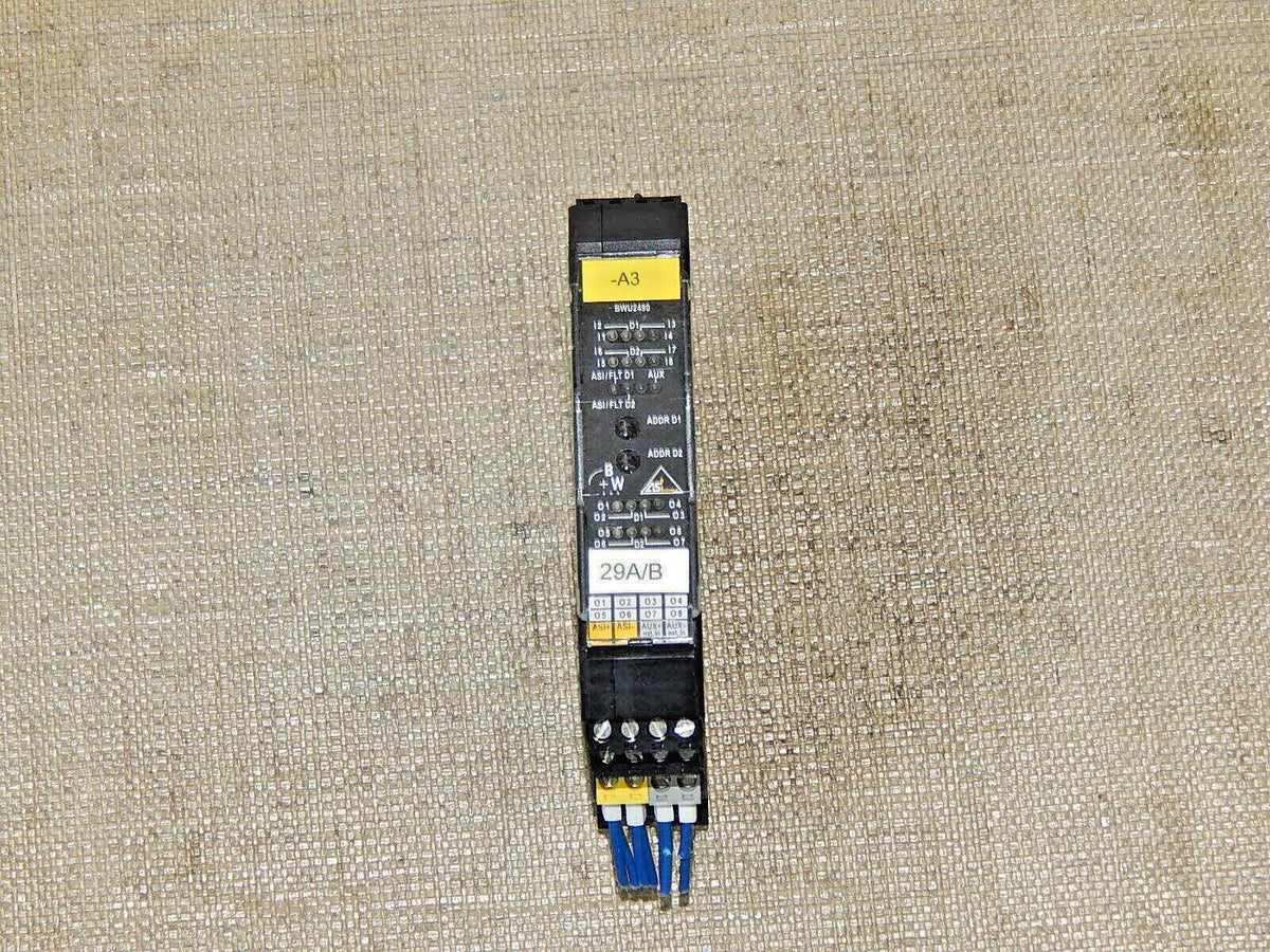 Bihl+Wiedemann BWU2490  AS-i Digital 8I/8O Module used