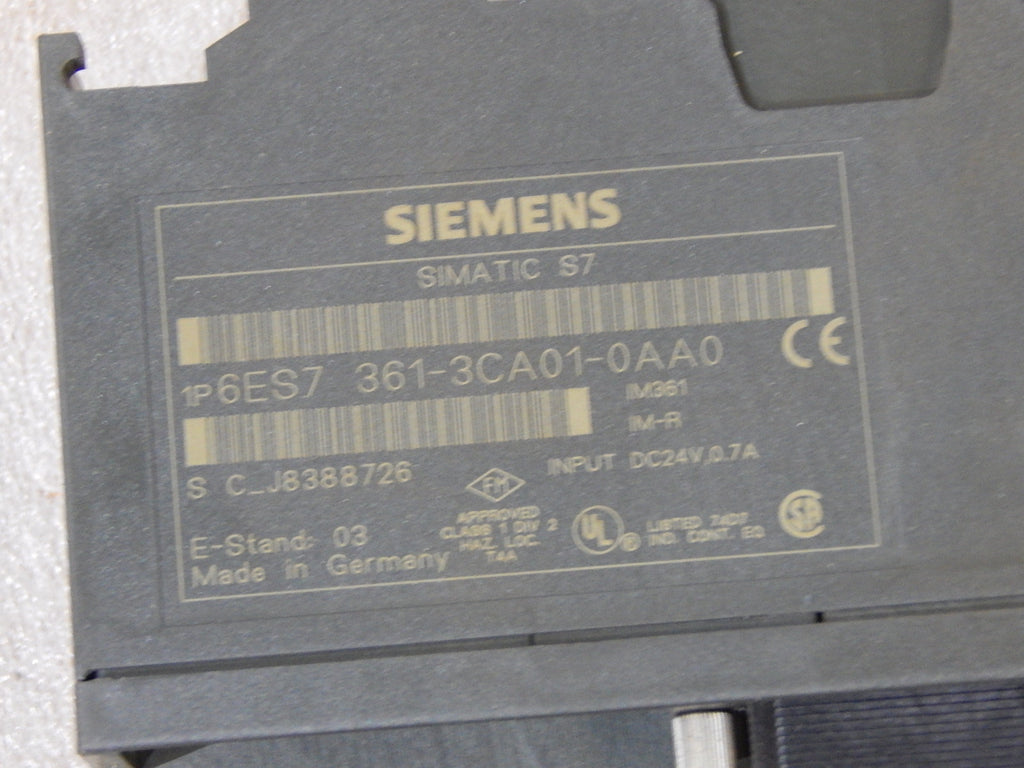 SIEMENS 6ES7 361-3CA01-0AA0 / 6ES7361-3CA01-0AA0, IM361 Used