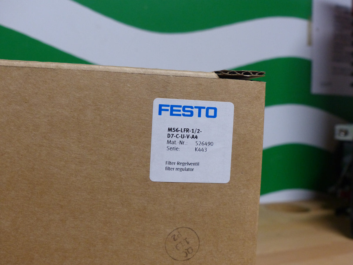 festo ms6-lfr-1/2-d7-c-u-v-a4 filter regelventil