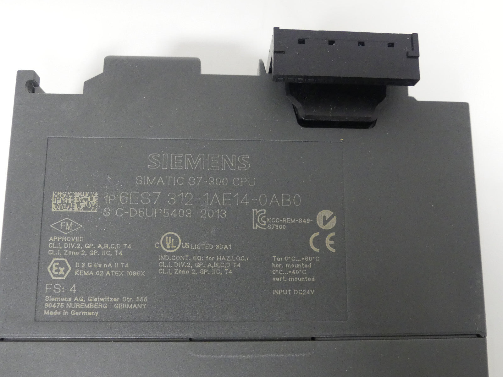 Siemens CPU312  6ES7 312-1AE14-0AB0  6ES7312-1AE14-0AB0