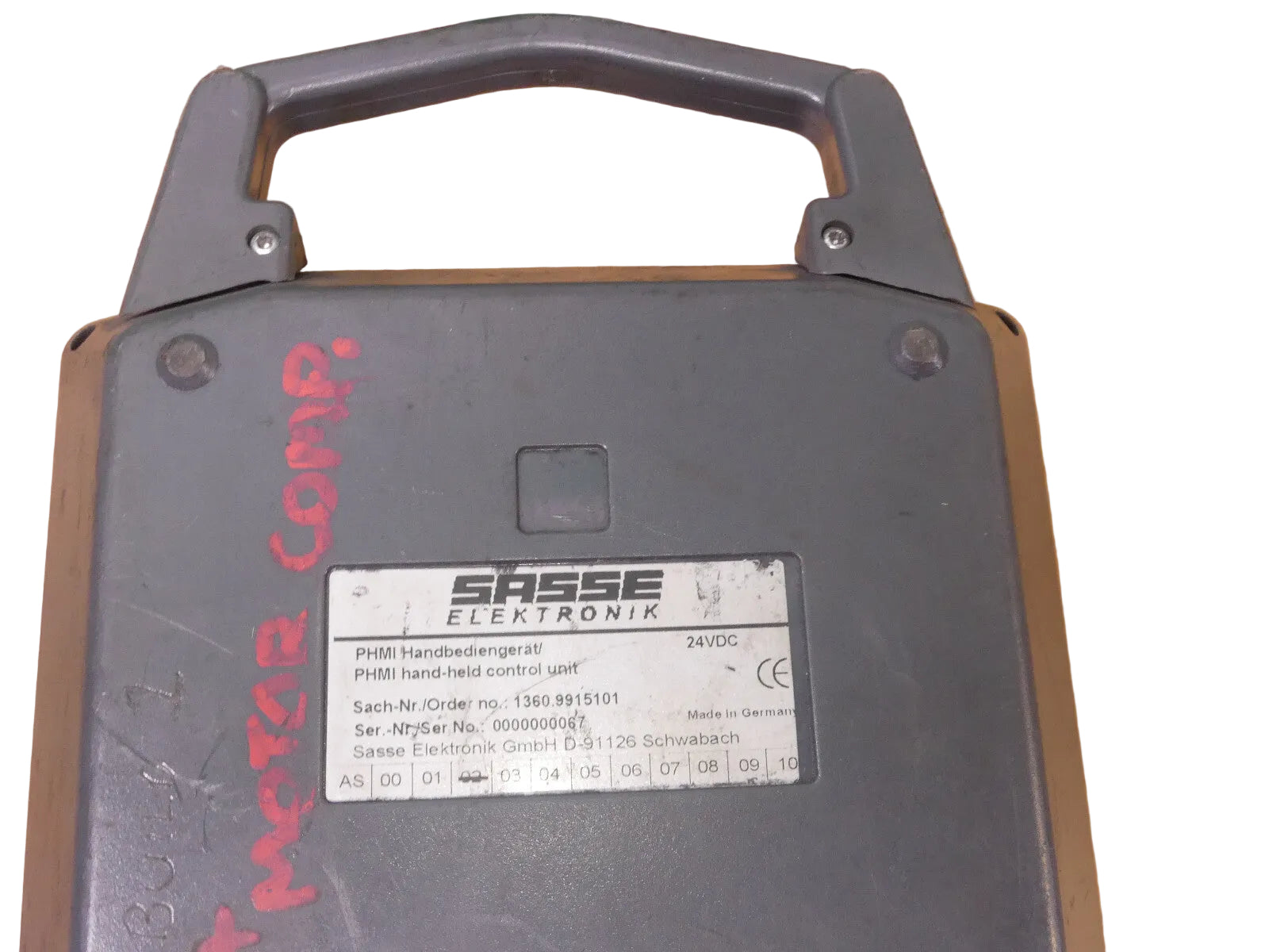 SASSE Elektronik PHMI Handbediengerät Model: 1360.9915101 / 24 VDC