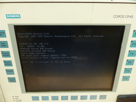 Siemens operator Panel OP45 6AV3545-1VA01-2FX0  6AV3 5451VA012FX0 used s.Bilder