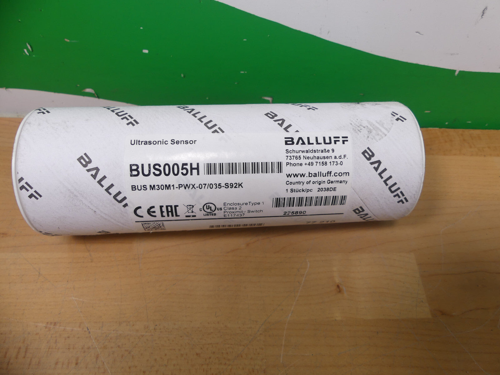 Balluff BUS005F Ultraschallsensor BUS M30M1-PWX-07/035-S92K