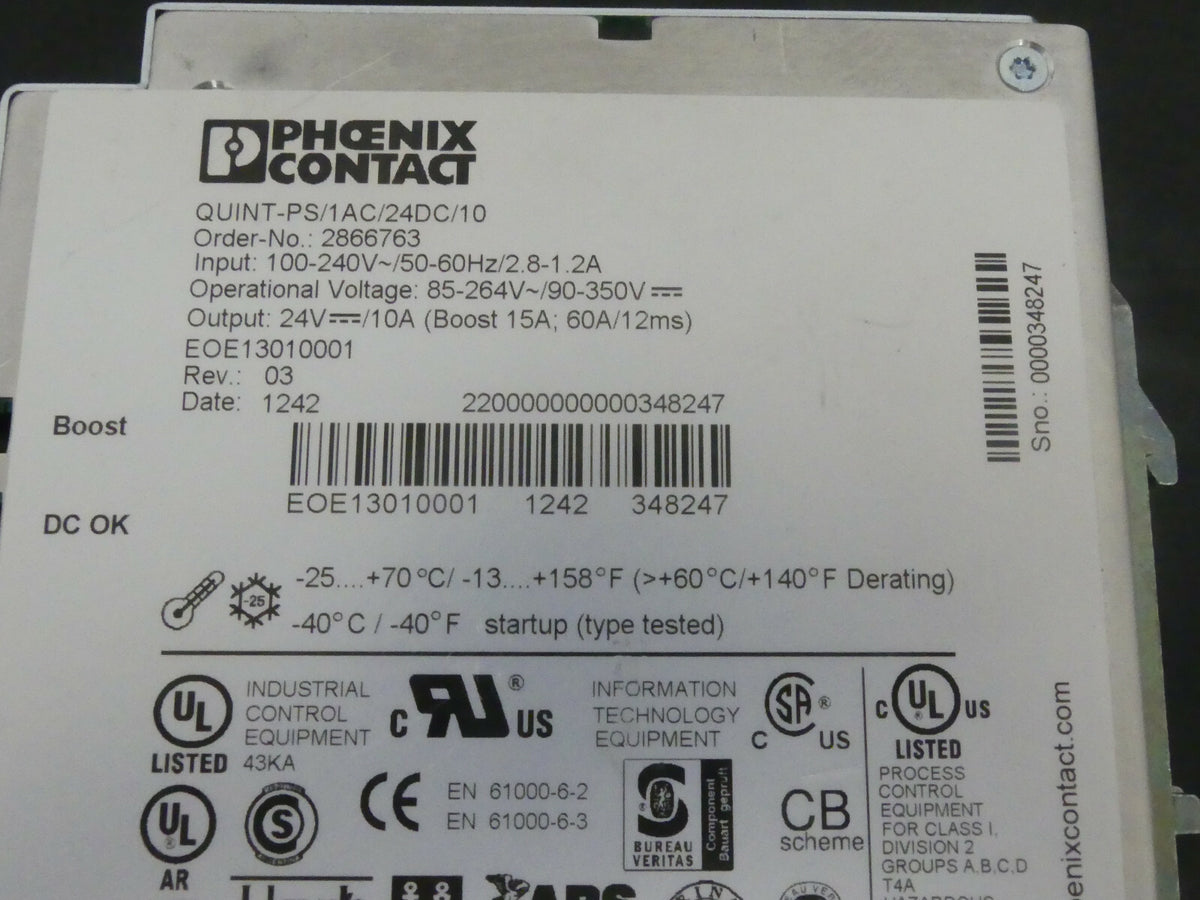 Phoenix Contact QUINT-PS/1AC/24DC/10