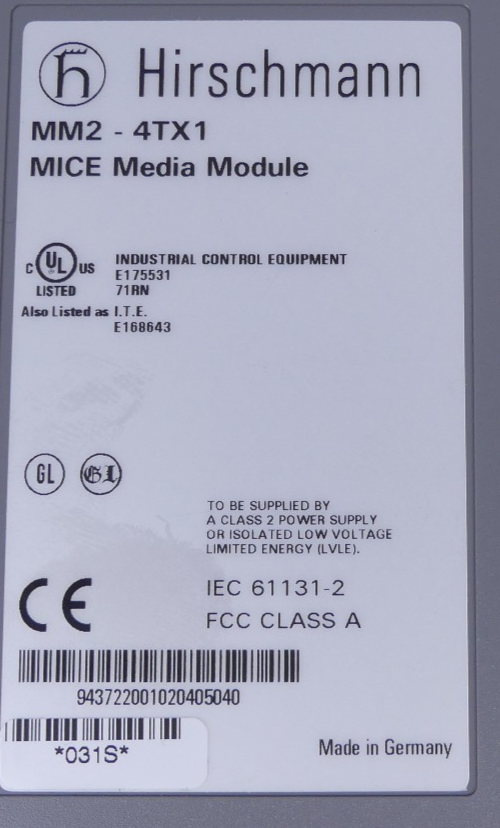 Hirschmann MM2-4TX1 MICE