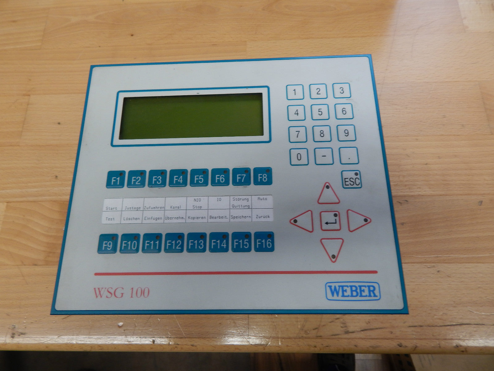 Weber WSG100  Operator Panel   Controller WSG 100