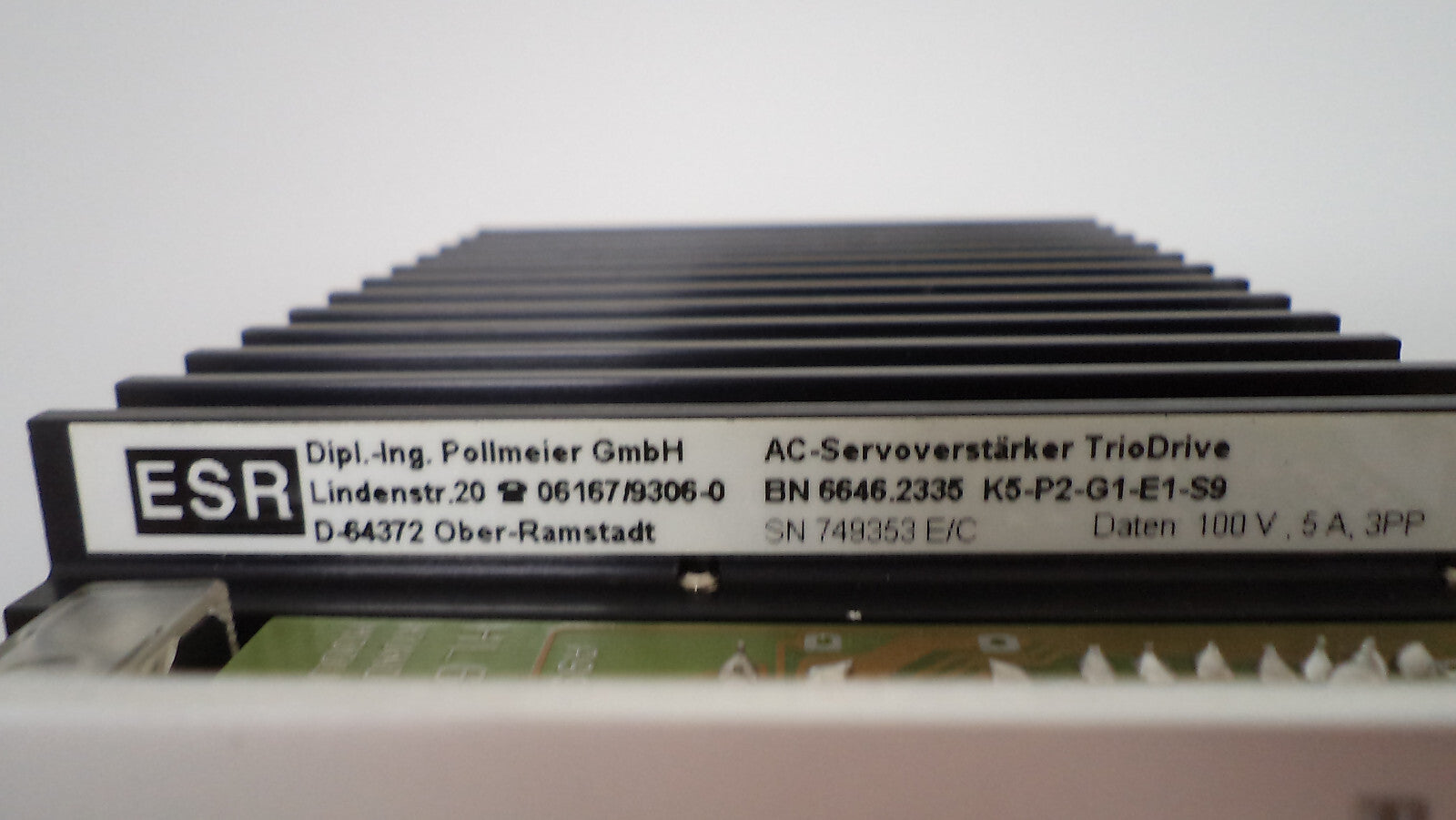 AC Servoverstärker TrioDrive ESR BN 6646 2335 K5-P2-G1-E1-S9