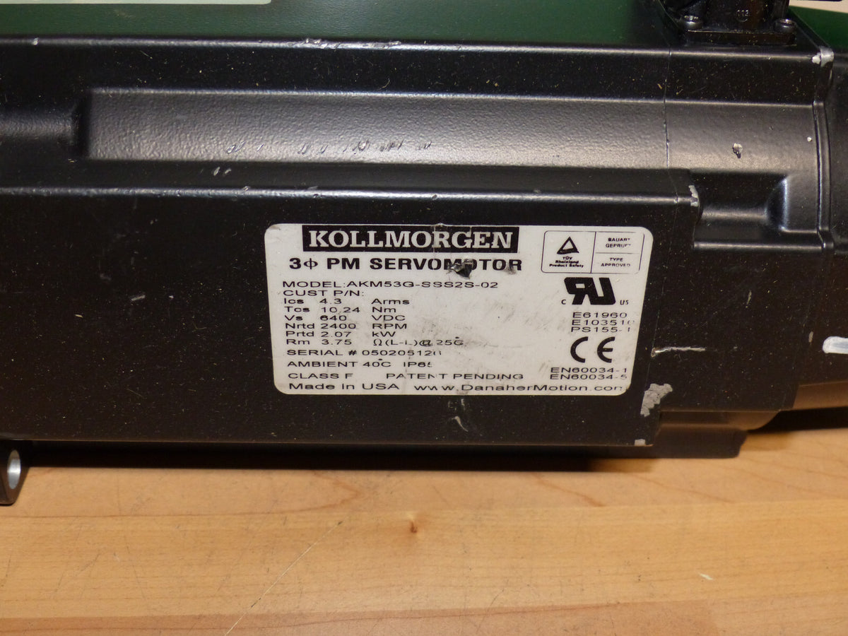 kollmorgen akm53g-sss2s-02 used s.Bilder