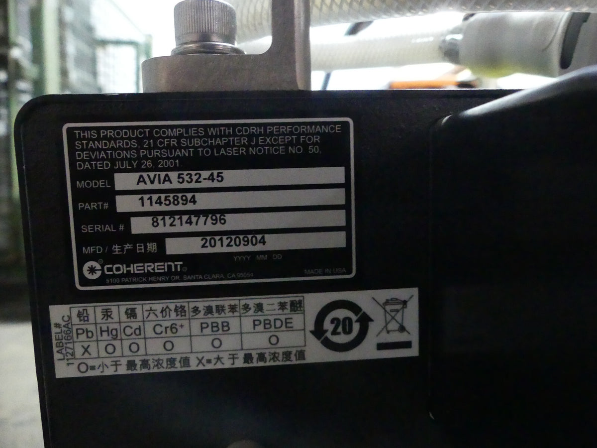 Kohärenter AVIA 532-45 45W Laser