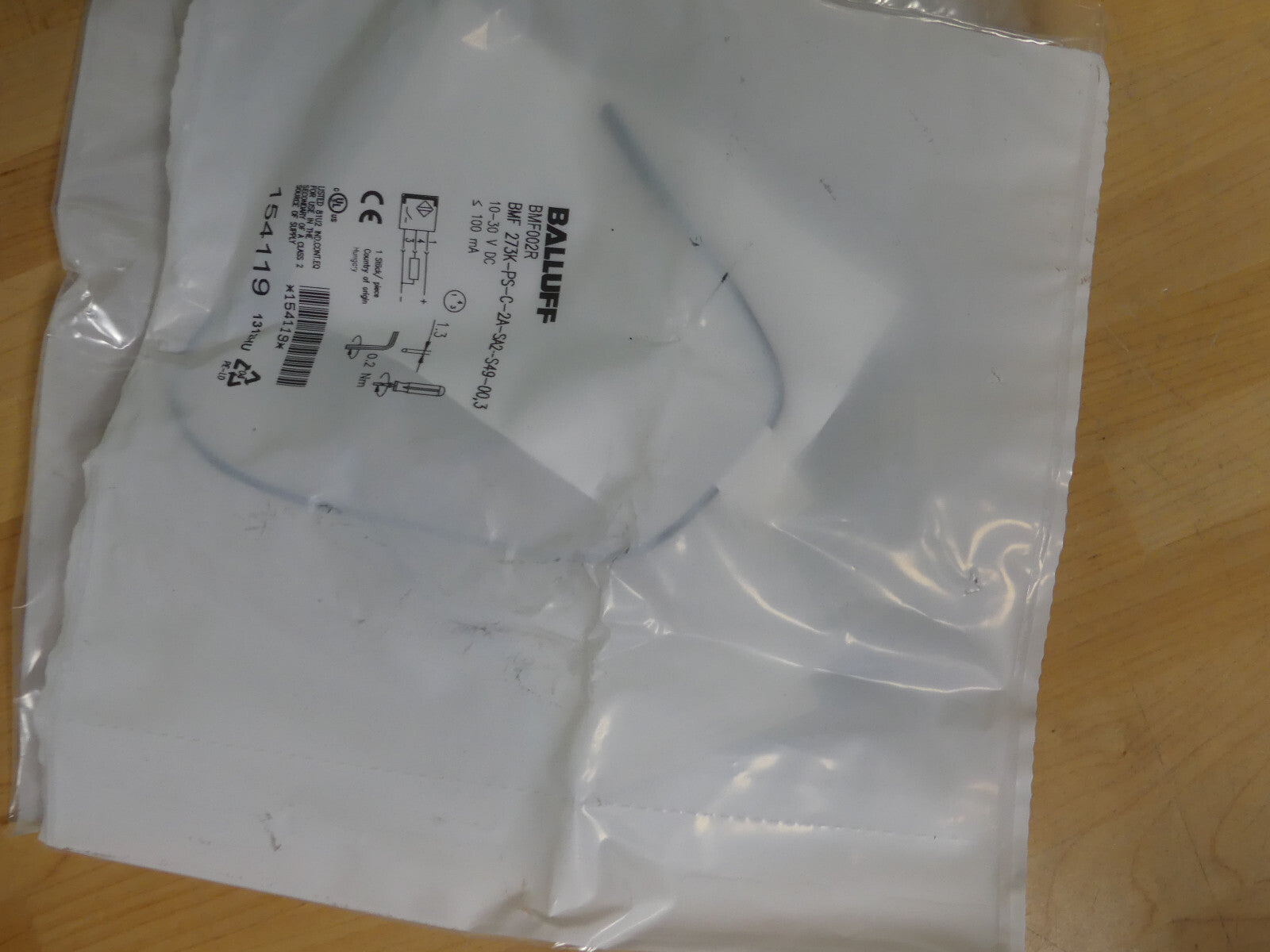 4x  BALLUFF BMF002R    BMF 273K-PS-C-2A-SA2-S49-00,3