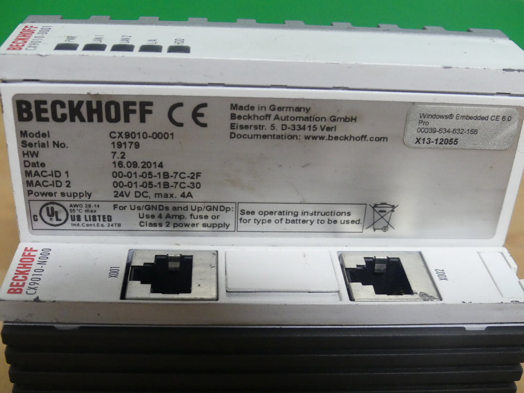 BECKHOFF CX9010-0001
