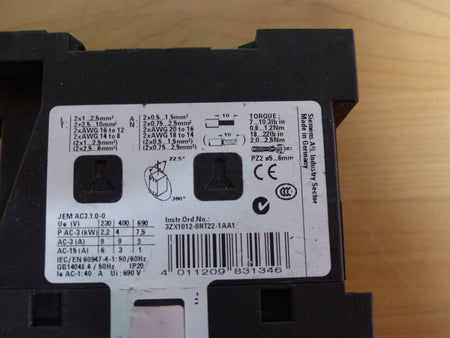 Siemens Sirius 3RT2023-1BB40