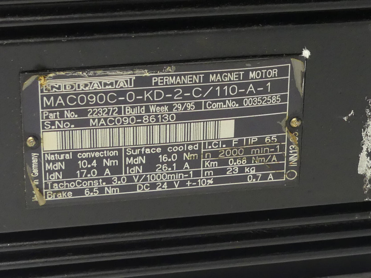 Indramat MAC090C-0-KD-2-C/110-A-1