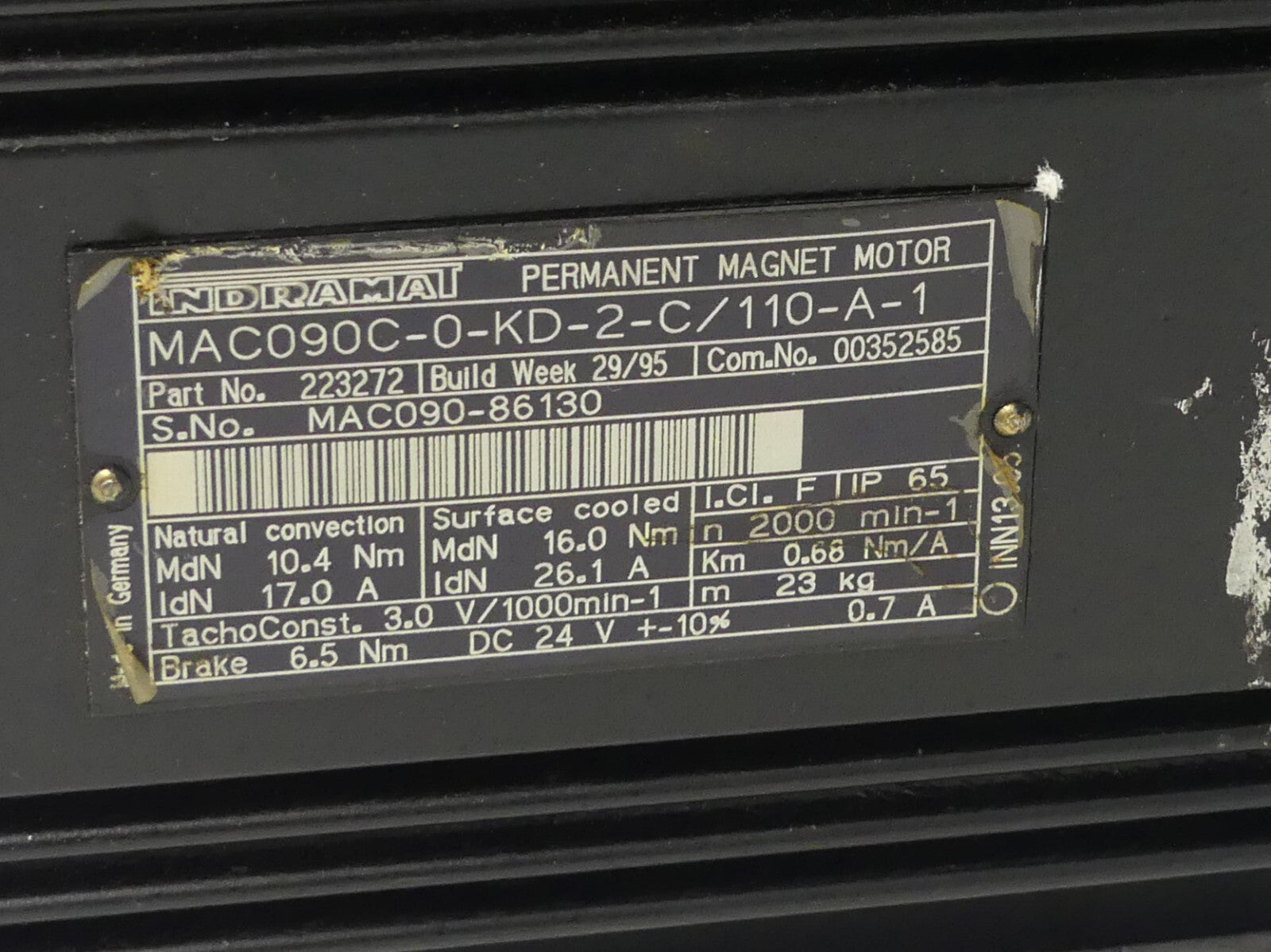 Indramat MAC090C-0-KD-2-C/110-A-1