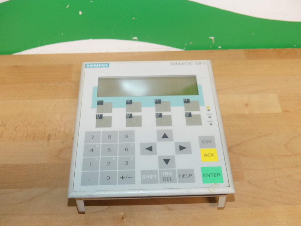 SIEMENS OPERATOR PANEL OP7/DP12  6AV3607-1JC30-0AX2