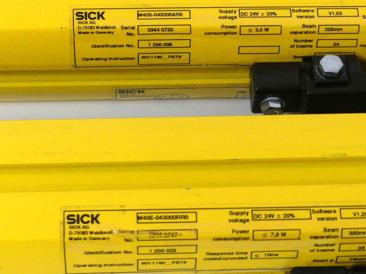 Sick M4000 Sicherheitslichtschranke M40S-043000AR0, M40E-043000RR0 (Paar)
