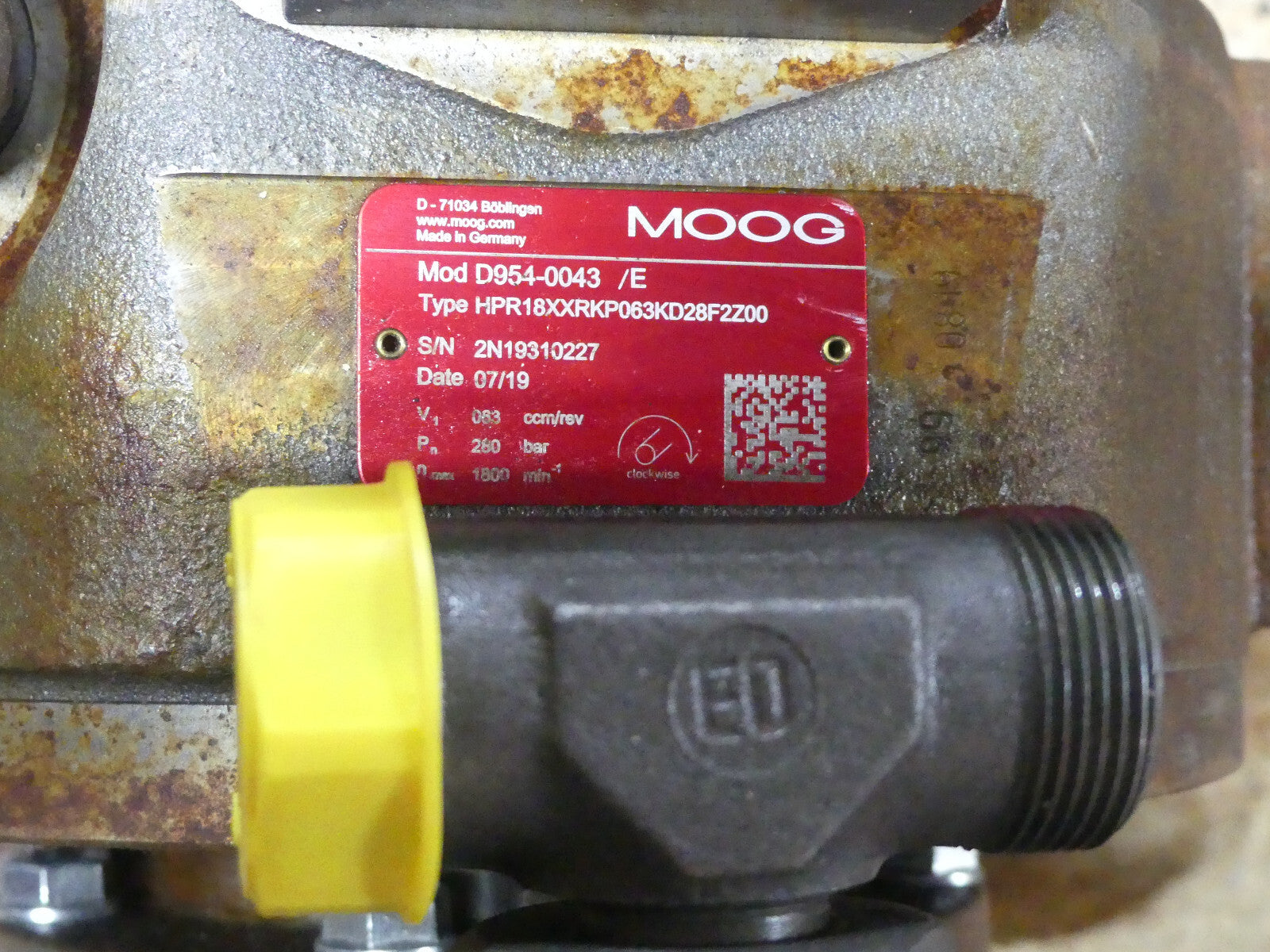 MOOG D954-0041/E HPR18B1RKP063KD28F2Z00DS1+ HPR18XXRKP063KD28F2Z00 s.Bilder