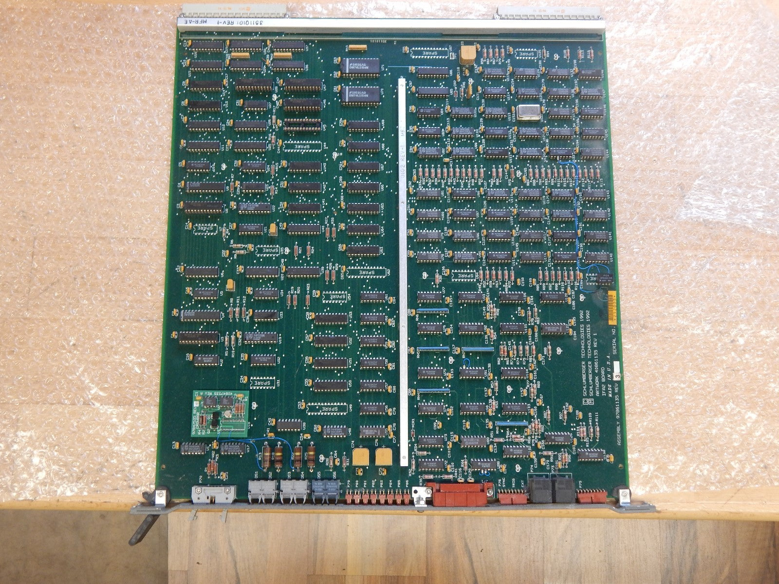 Schlumberger Technologies  1FA2 Board Assembly 97861135 REV 3, 