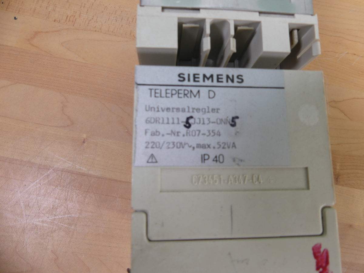Siemens Universalregler 6DR1111-5JJ13-0NN5 s.Bilder