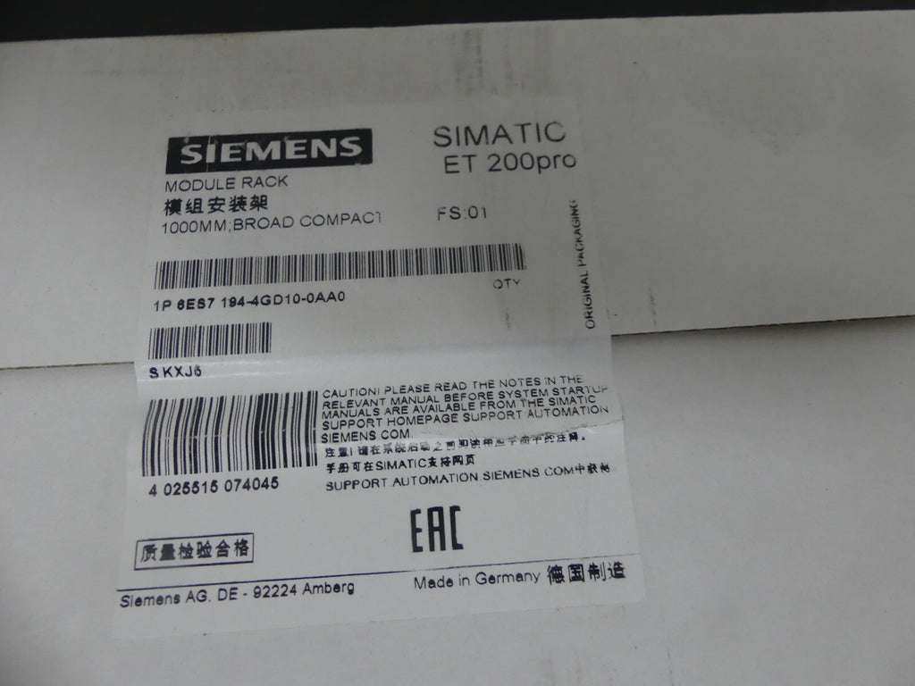 Siemens 6ES7 194-4GD10-0AA0