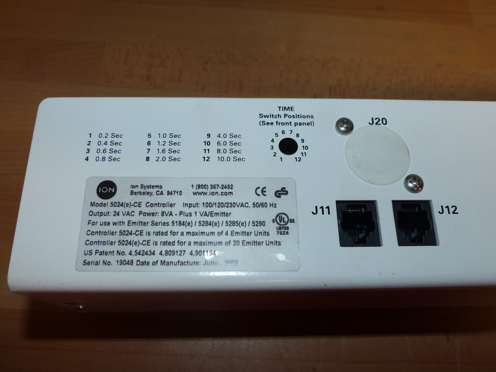 Ion Systems Controller 5024 used s.Bilder