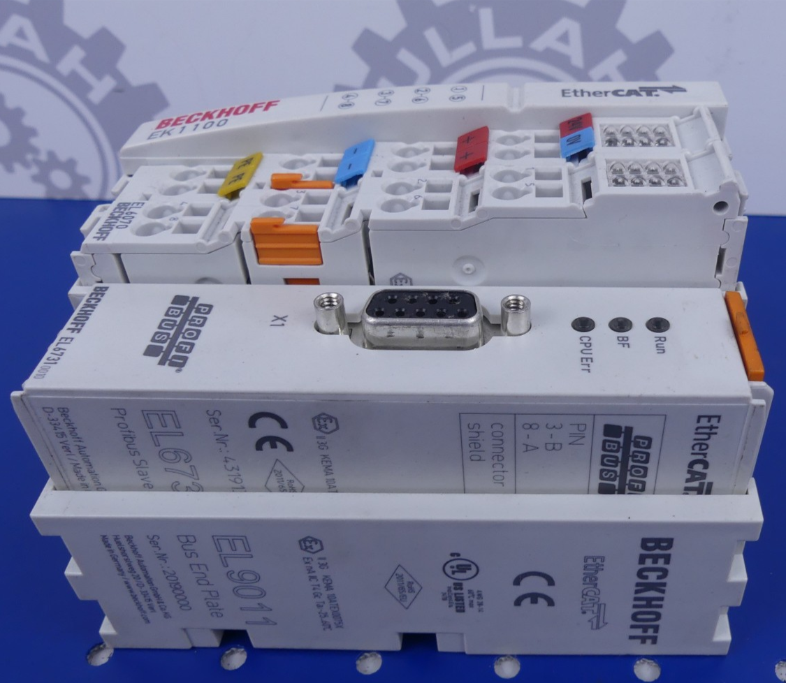 Beckhoff EK1100+EL6070+EL6731+EL9011