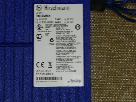 Hirschmann RS20-0800T1T1SDAPHH07.0.02  Used