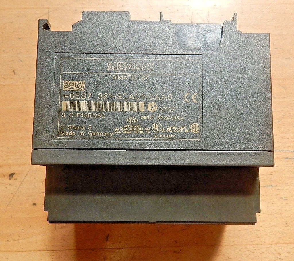 SIEMENS Simatic S7 6ES7 361-3CA01-0AA0 INTERFACE MODULE ANSCHALTUNG - Used 